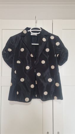 Veste Akris noire à pois – Taille 36 – Excellent état
