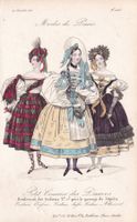 MODE, BIEDERMEIER, LITHOGRAPHIE 1833