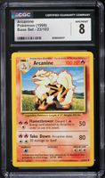 1999 Pokemon Base Set Arcanine #23 CGC 8 NM-MT
