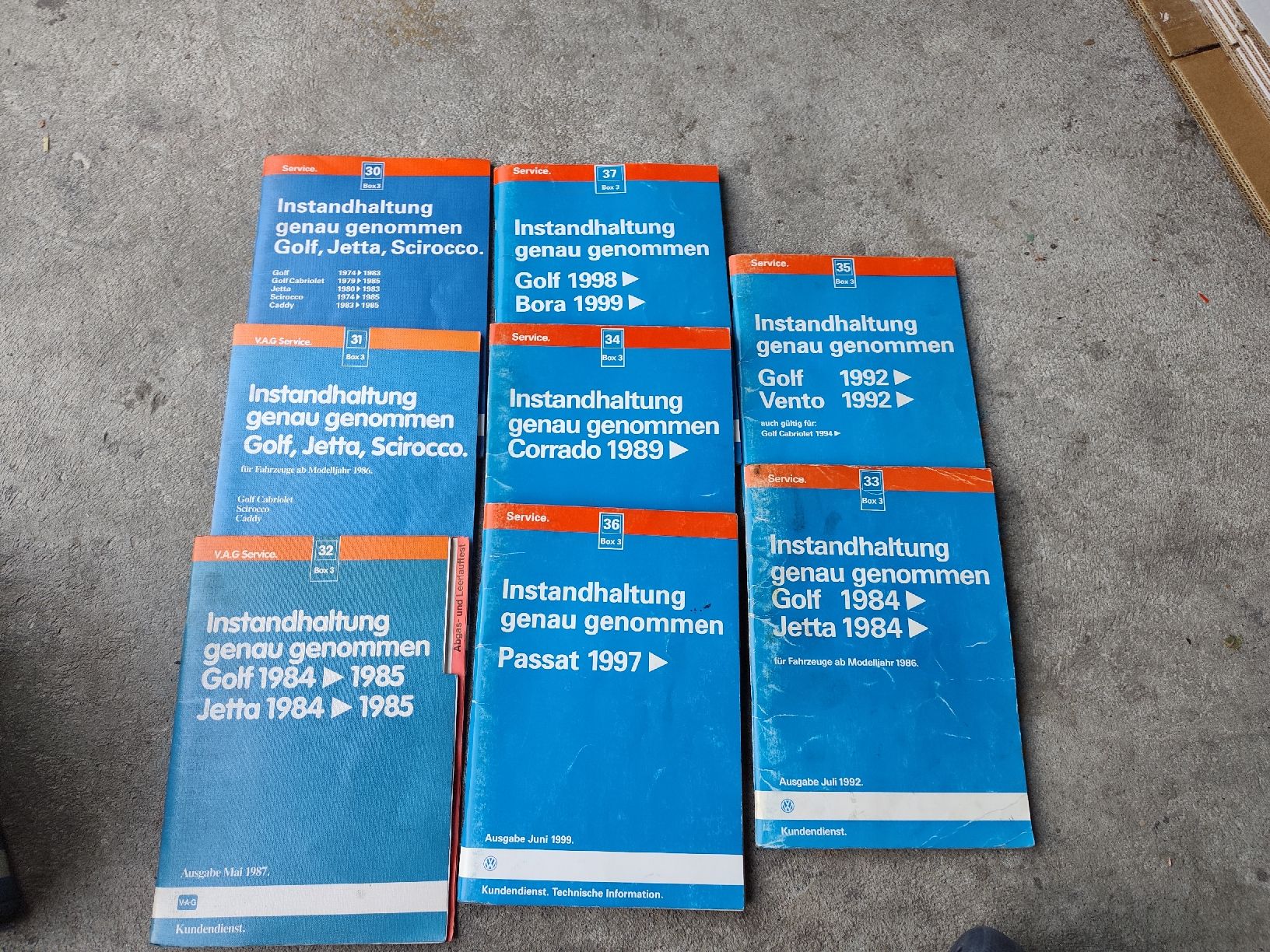 Libri: Werkstatthandbuch VW Golf, Jetta, Scirocco, Bora, Passat – Usato da Rebstein venduto da andi322 1