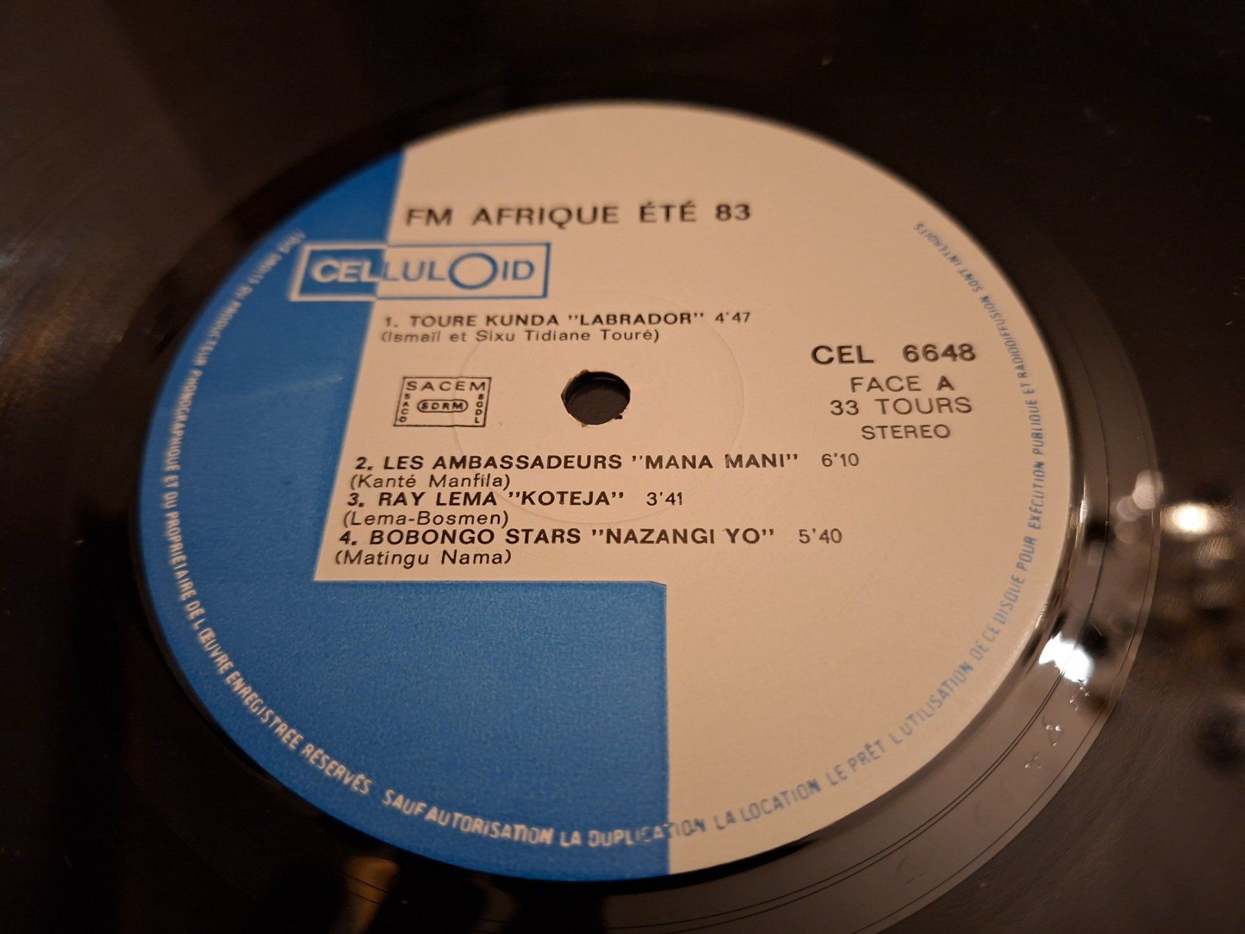 Schallplatten: LP - Afrique Celluloid - FM été 83 – Gebraucht aus Bernex von Wannabehasbeen01 2