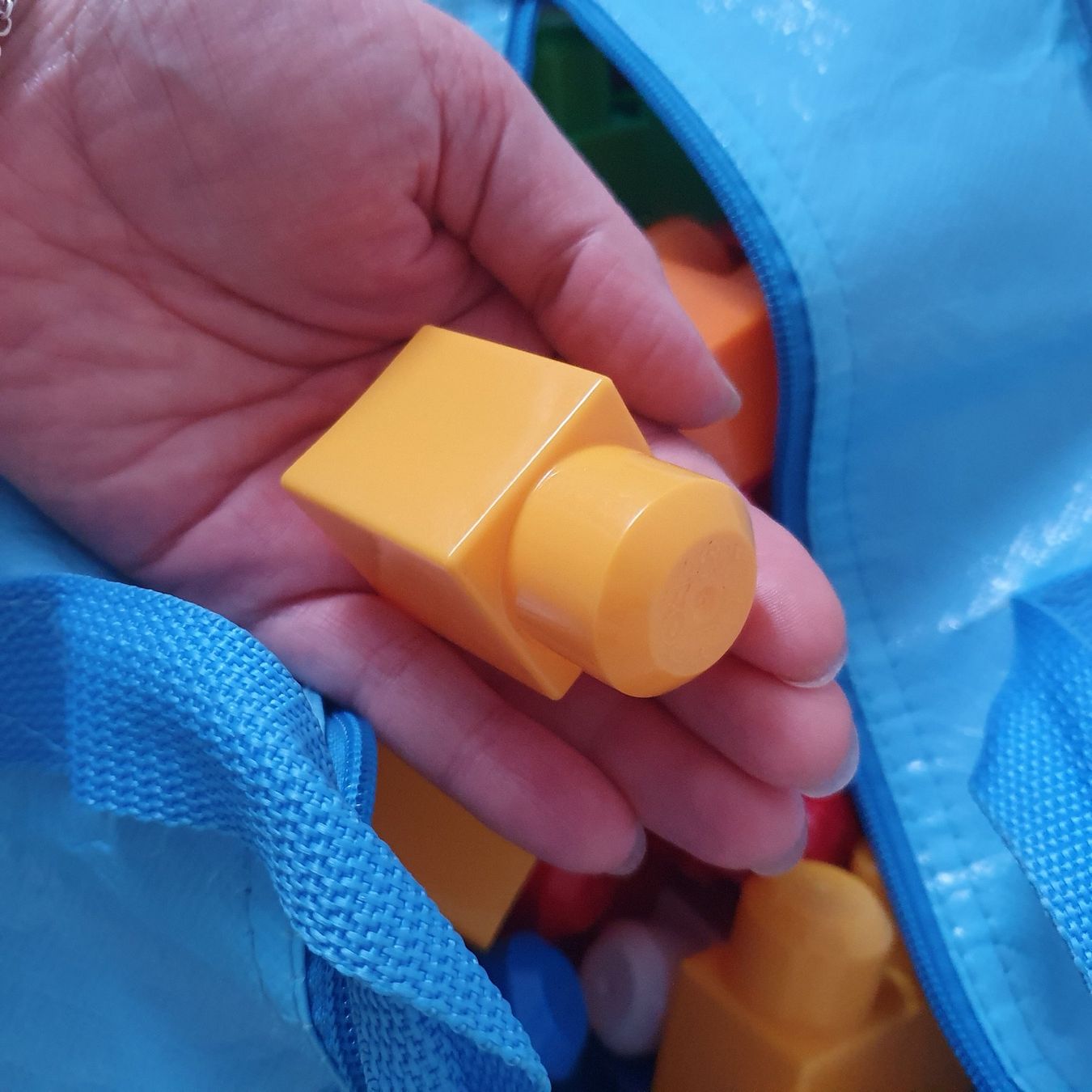 Mega Kit di costruzioni: Mega Bloks First Builders + Sac De Rangement Bleu – Usato da Lausanne venduto da Af2016 2