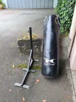 Hammer Leder Boxsack und Wandhalterung