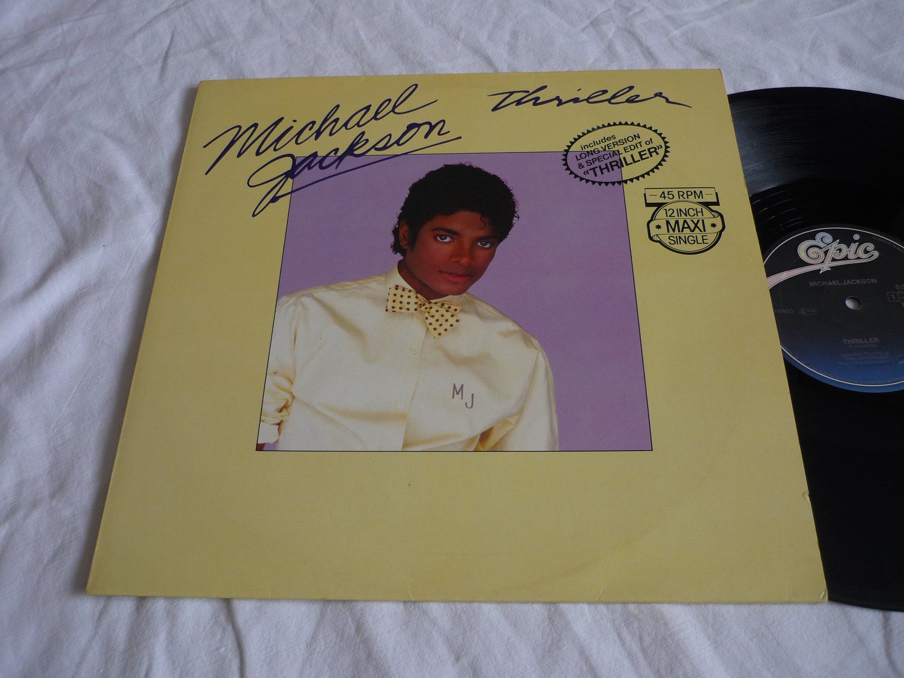 Schallplatten: 12" Vinyl - Michael Jackson - Thriller long ver. – Gebraucht aus Beringen von zzRegal