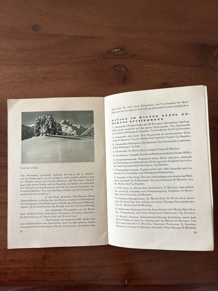 Documents: 3 Werbeprospekte von St. Moritz 1925 - 1929 – D'occasion à Oftringen par Cla.vD.74 8