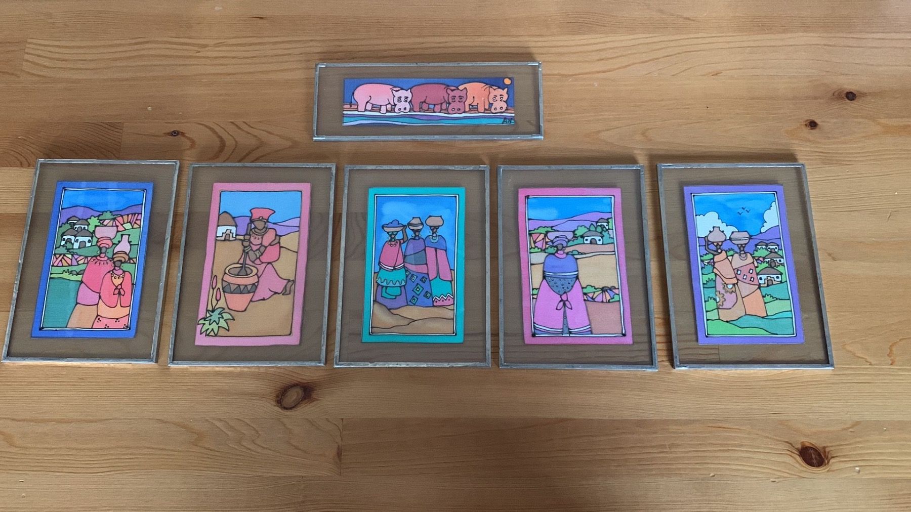 Dipinti: Bilder Handgemalt auf Seide – Usato da Zürich venduto da sel_9kd