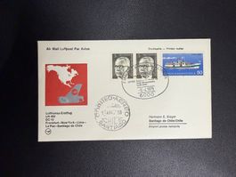 Lufthansa Erstflug Frankfurt - Santiago De Chile 1975