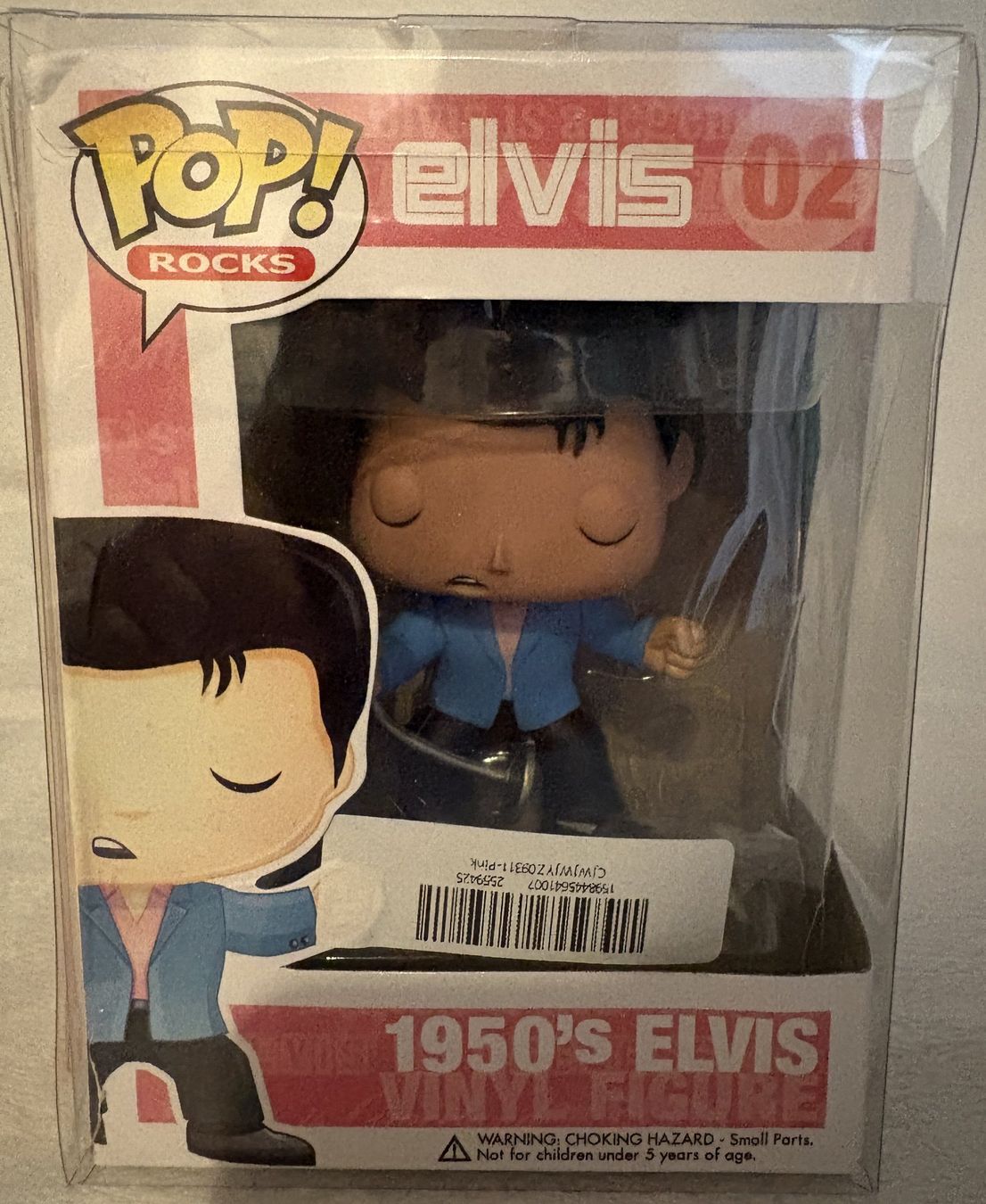 Funko Statuette: Funko Pop Rocks - 02 - 1950's Elvis Presley – Nuovo e nell'imballaggio originale da Meisterschwanden venduto da McSchein
