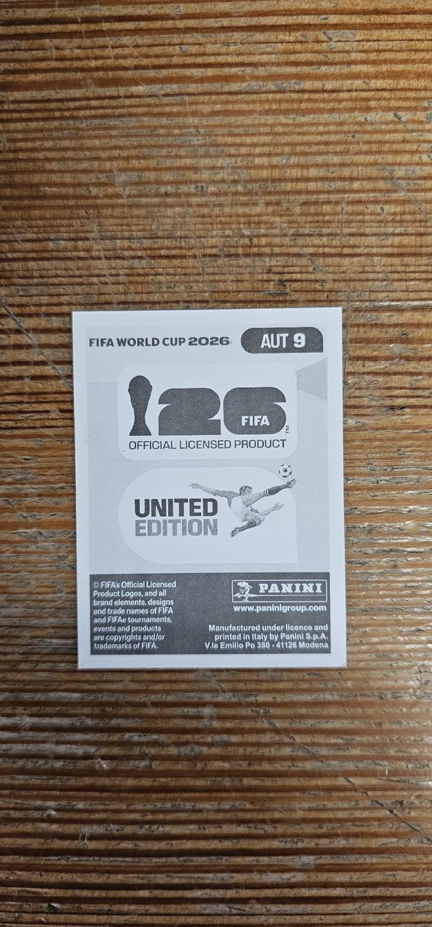 Panini Sammelbilder & Trading cards: Fifa World Cup Panini AUT 9 – Neu und originalverpackt aus Biel VS von volcom8702 1