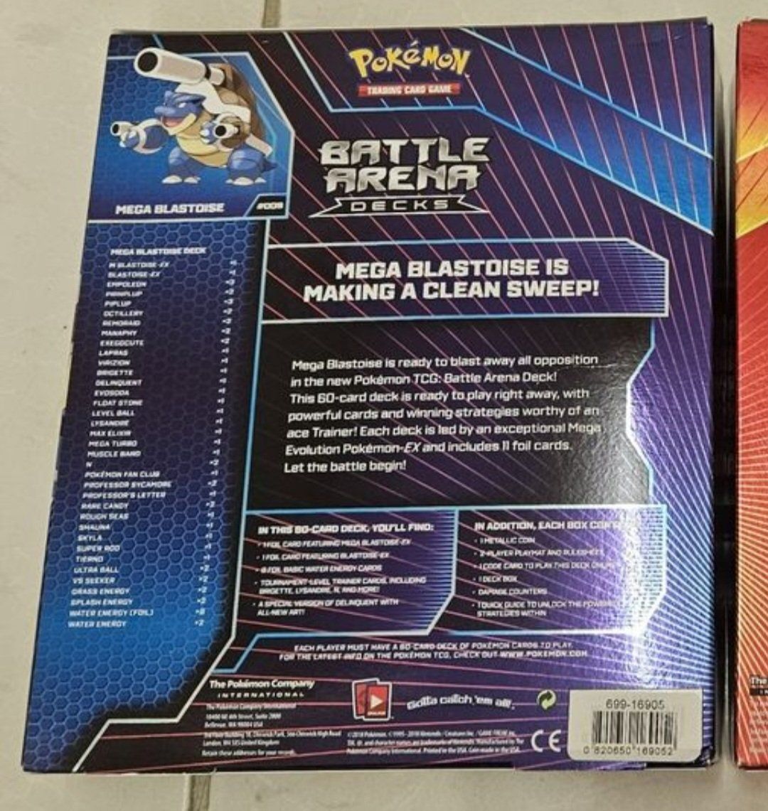 Pokémon Carte collezionabili: Pokémon Battle Arena Deck Mega Blastoise – Nuovo e nell'imballaggio originale da Regensdorf venduto da 8Collect 1
