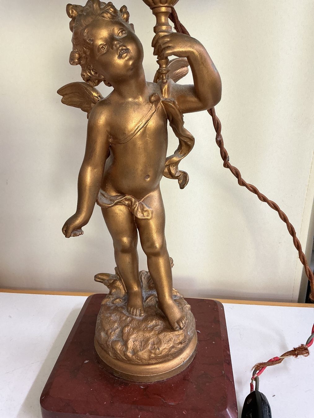 Sculture & Statue: Tischlampe mit Putti von Moreau – Usato da Bern venduto da vielerart 1
