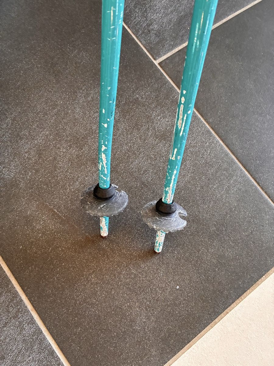 Leki Bastoncini da sci: Bâtons de ski Leki, bleus, 110cm – Usato da Cugy FR venduto da gre_mqy7 4