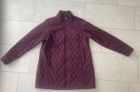 Jack Wolfskin Steppmantel, bordeauxrot