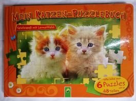 Puzzle  Katzen Puzzlebuch, NEU originalverpackt