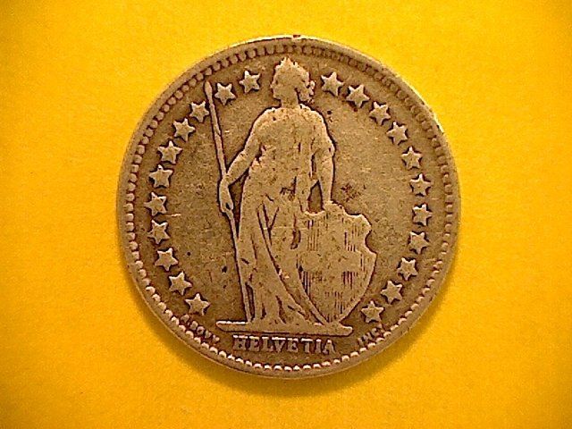 Alle Münzen: 50 Rp. 1914 – Gebraucht aus Buchs AG von Ged8 1