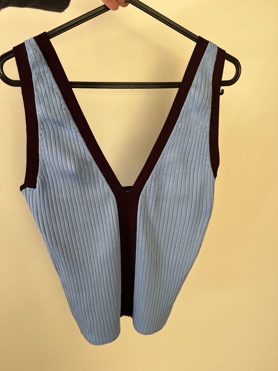 Top: Blue Summer Knitted Top, size S – Nuovo (secondo la descrizione) da Corsier GE venduto da Karol_save_planet 2