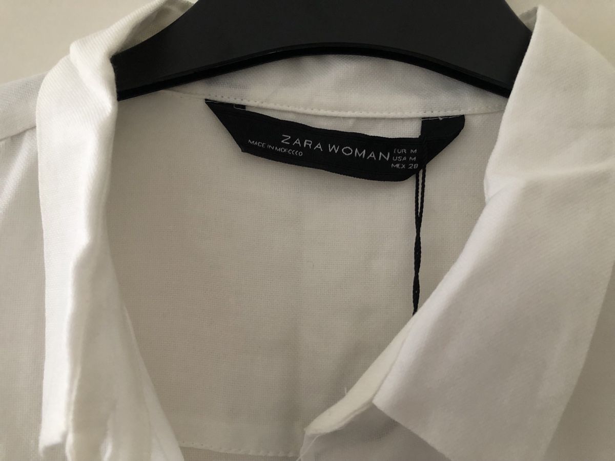 Zara Blusen: Chemisier Zara blanc – Neu und originalverpackt aus Onex von kattrina 1