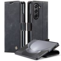 Galaxy Z Fold 5  5G - Etui à Rabat étui de lux Noir