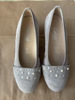 Gabor Comfort Damenschuhe, Gr. 3, 35.5Beige mit Strass, Neu!