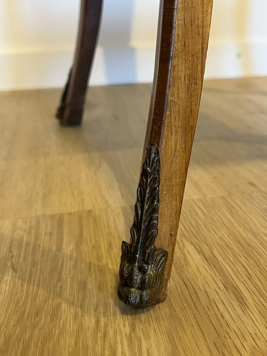 Comodini: Belle table de chevet marqueterie ancienne  – Usato da Morges venduto da fpaccaud 8