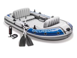 Intex Schlauchboot Excursion 4 mit Paddel und Pumpe neu