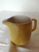 Rössler? Vintage Keramik Krug, Gelb, Retro Look