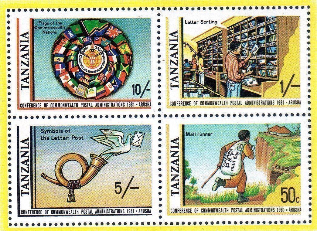 Tutti i francobolli: TANZANIA BLOCK POST-KONFERENZ 1981**POSTFRISCH** - A52 – Nuovo (secondo la descrizione) da Losone venduto da EM2019 1