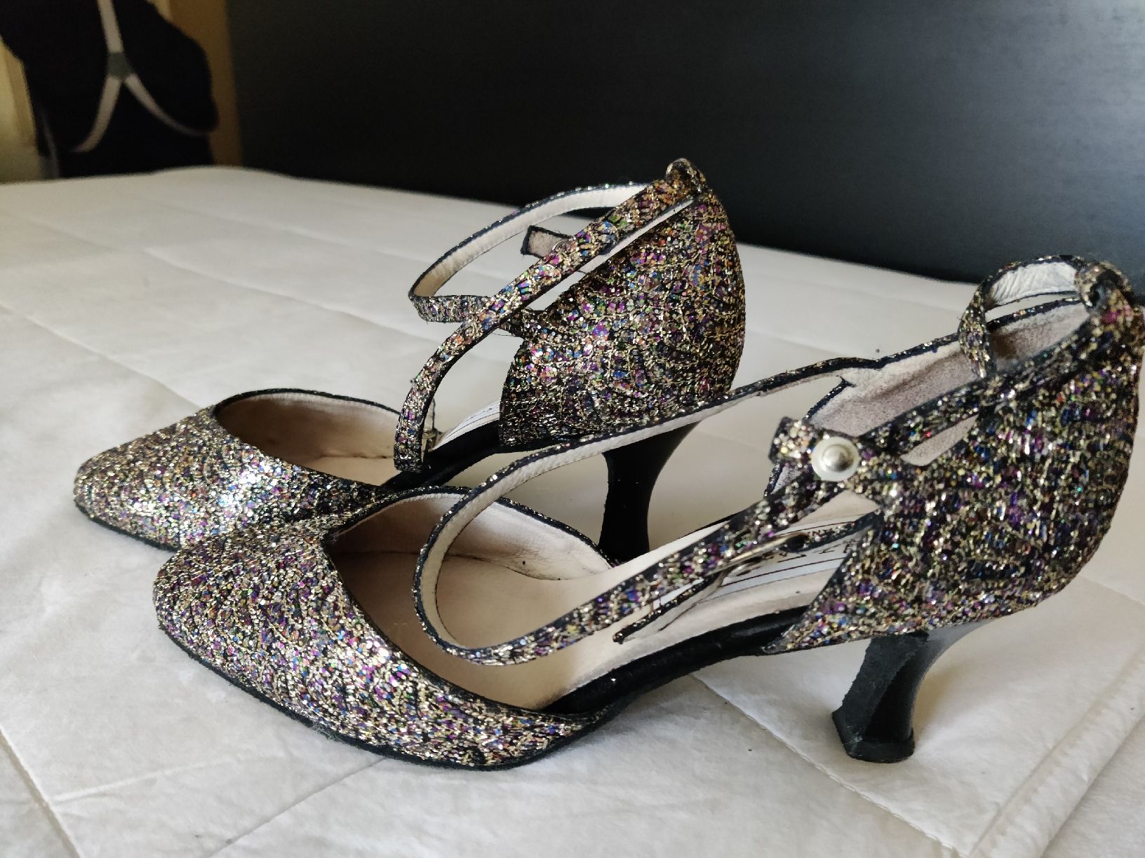 Scarpe da donna: WERNER KERN Danse Shoes sparkly multi coloured + brush – Nuovo (secondo la descrizione) da Neirivue venduto da naz_z28w 1