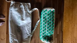 Tapis d'acupression SUENDO vert avec sac de transport