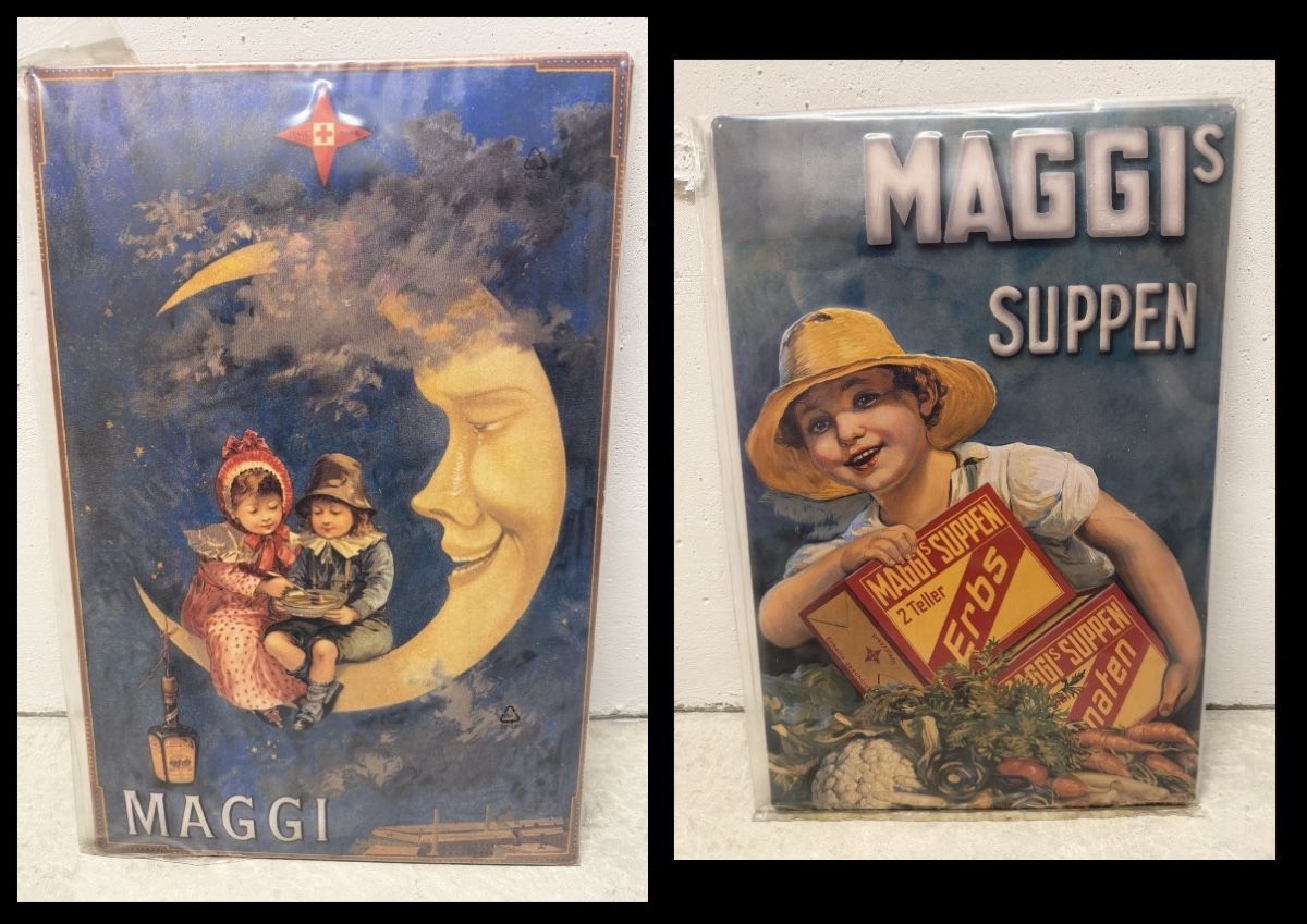 Maggi Schilder: MAGGI Blechschilder – Neu und originalverpackt aus Frenkendorf von carpe-diem