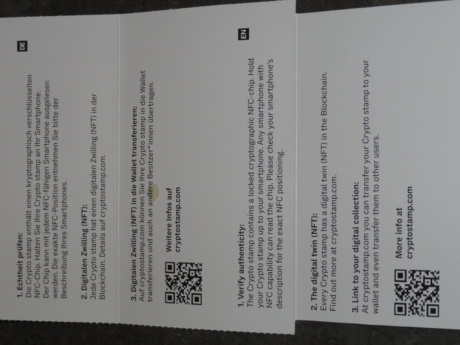 Alle Briefmarken: Crypto Stamp 5.0: BÄR IN KRISTALLFARBE – Neu (gemäss Beschreibung) aus Dagmersellen von dribbeldrago10 7
