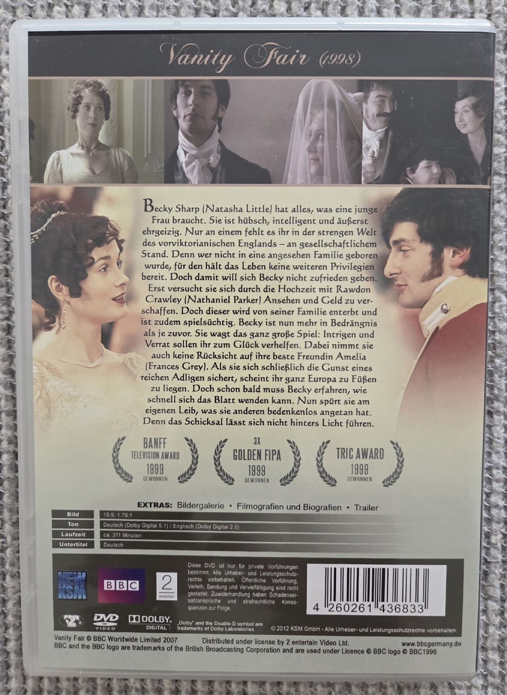 Tutti i DVDs: Vanity Fair - Jahrmarkt der Eitelkeiten – Nuovo (secondo la descrizione) da Basel venduto da ang_2021 1