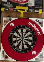 Unicorn Dartboard inkl. Pfeile Steeldart