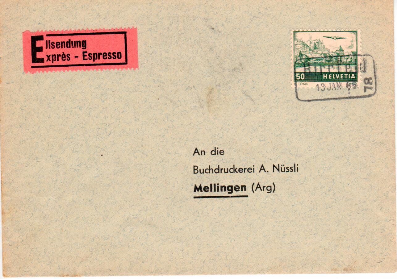 Tutti i francobolli: Express Birrfeld – Usato da Wolhusen venduto da Curver9