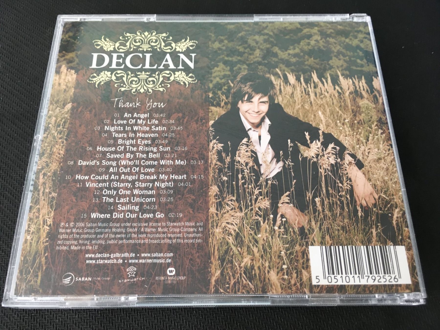 CDs: Declan - Thank you -CD- – Gebraucht aus St.Gallen von MedienJoe 1