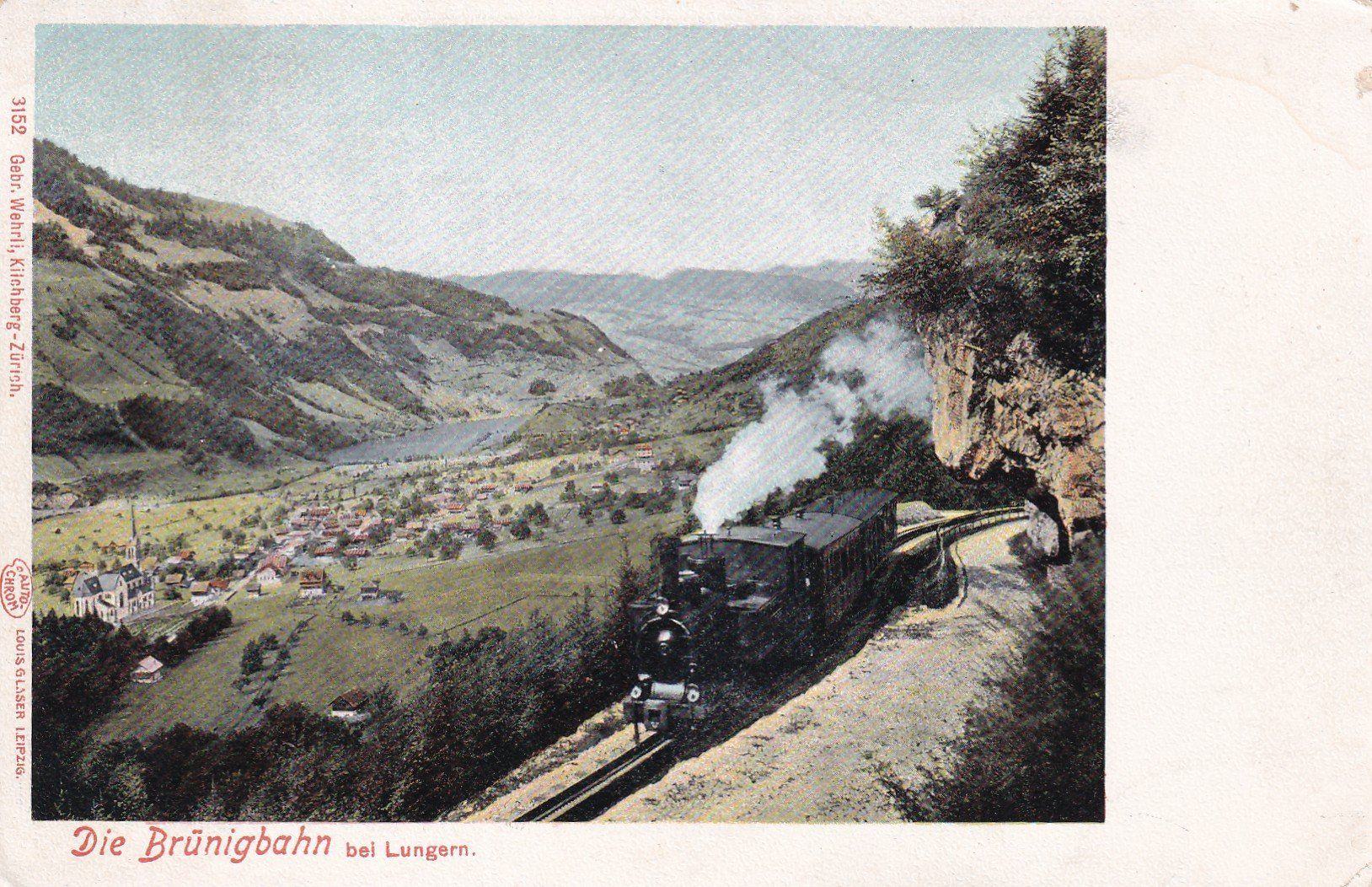 Cartes postales: Die Brünigbahn bei Lungern – D'occasion à Cormoret par Pascalll2001
