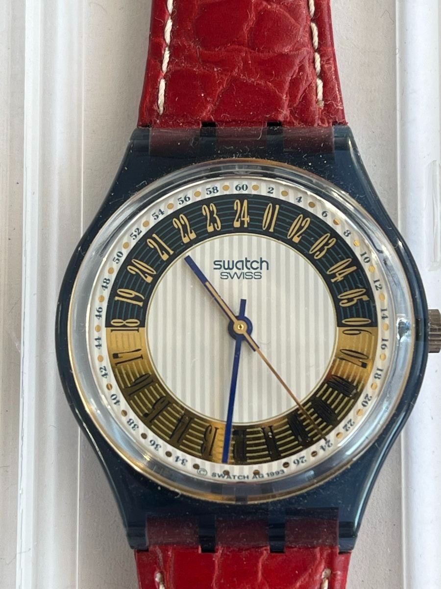 Swatch Orologi: Swatch 24 Stunden Zifferblatt – Nuovo (secondo la descrizione) da Lohn-Ammannsegg venduto da Maledi