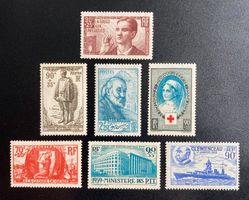 Frankreich, Wohlfahrtsmarken (1938/39), 11 Werte (*, m. Falz