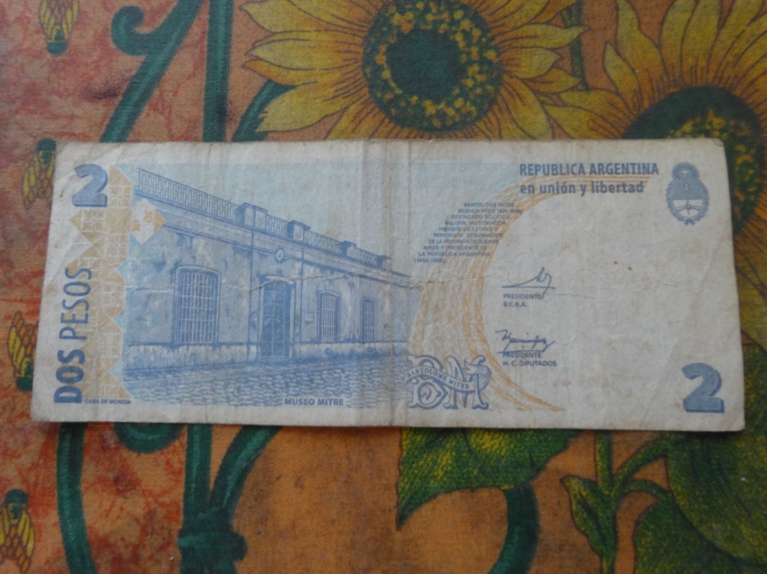 Banconote: ARGENTINE  2  Pesos  Billet – Usato da Romanel-sur-Lausanne venduto da Swift13 1