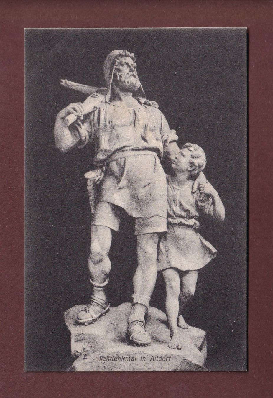 Ansichtskarten: ALTDORF - Telldenkmal - 1908 – Gebraucht aus Pully von nicecards-shop