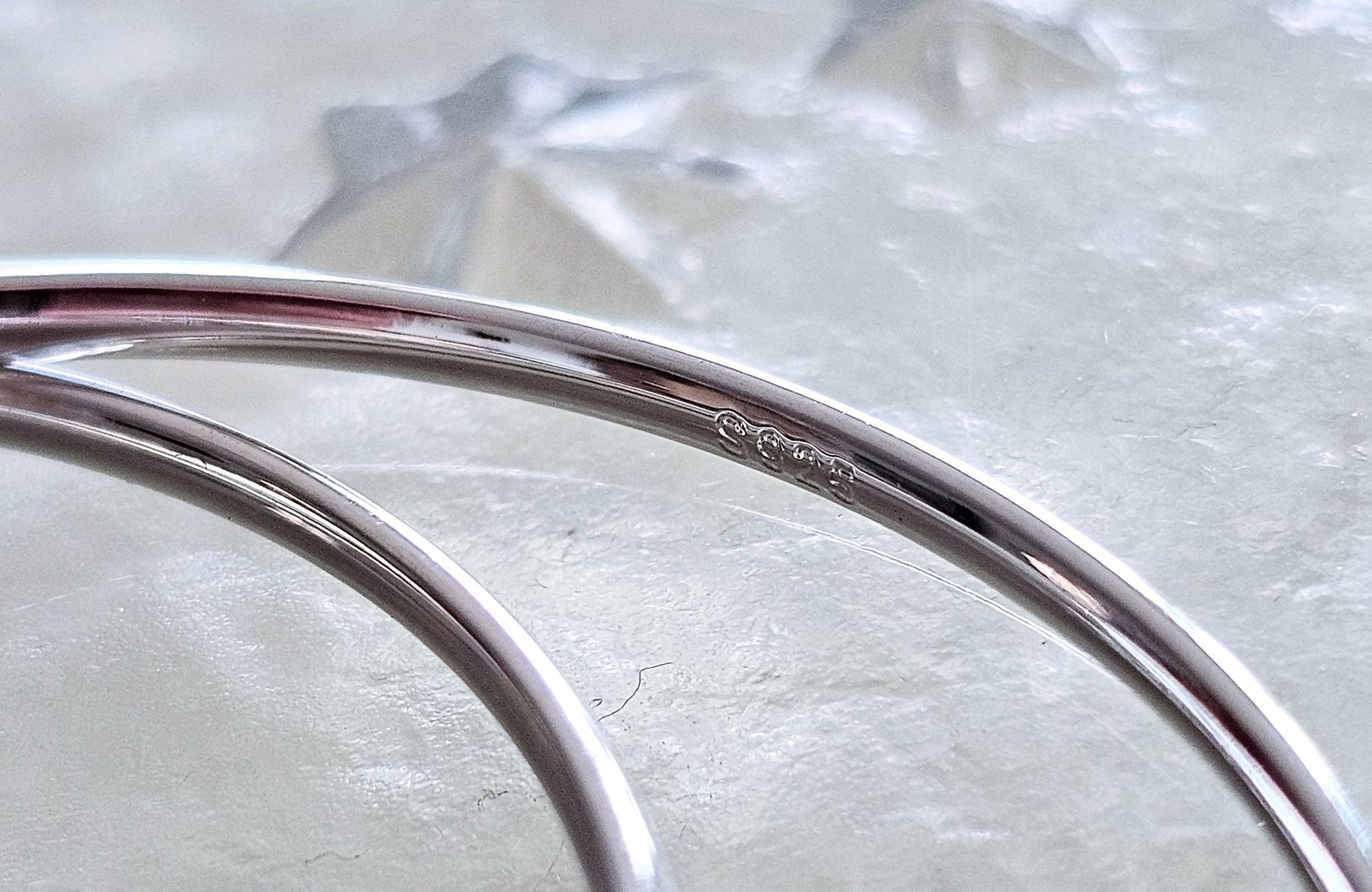 Ohrringe & -stecker: Creolen 925 Silber 5cm – Neu (gemäss Beschreibung) aus Ettenhausen TG von CH2300 2
