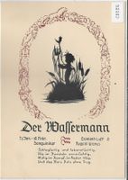 Horoskop - Der Wassermann - Scherenschnitt