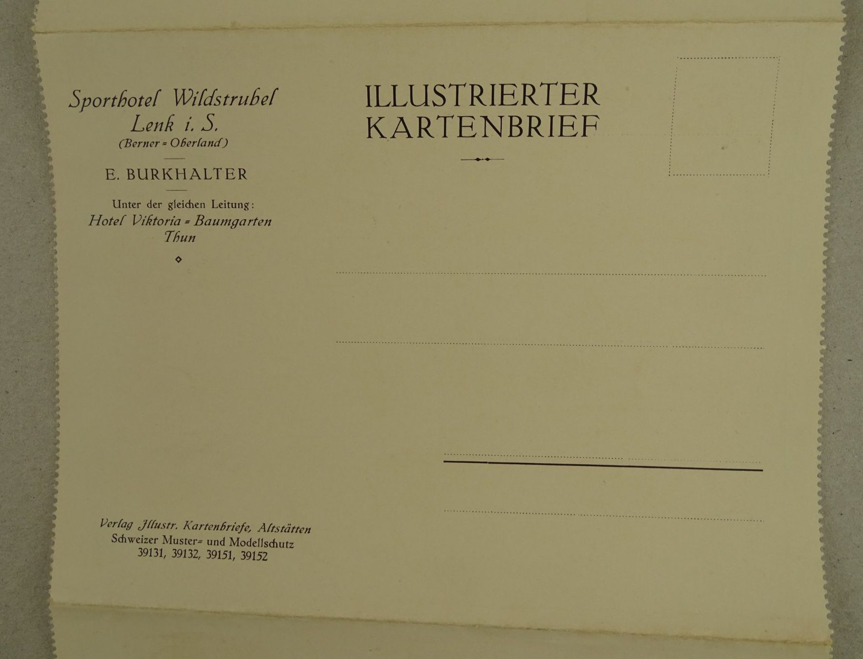 Documenti: LENK IM SIMMENTAL, SPORTHOTEL WILDSTRUBEL – Usato da Grüningen venduto da Kartensammler 2
