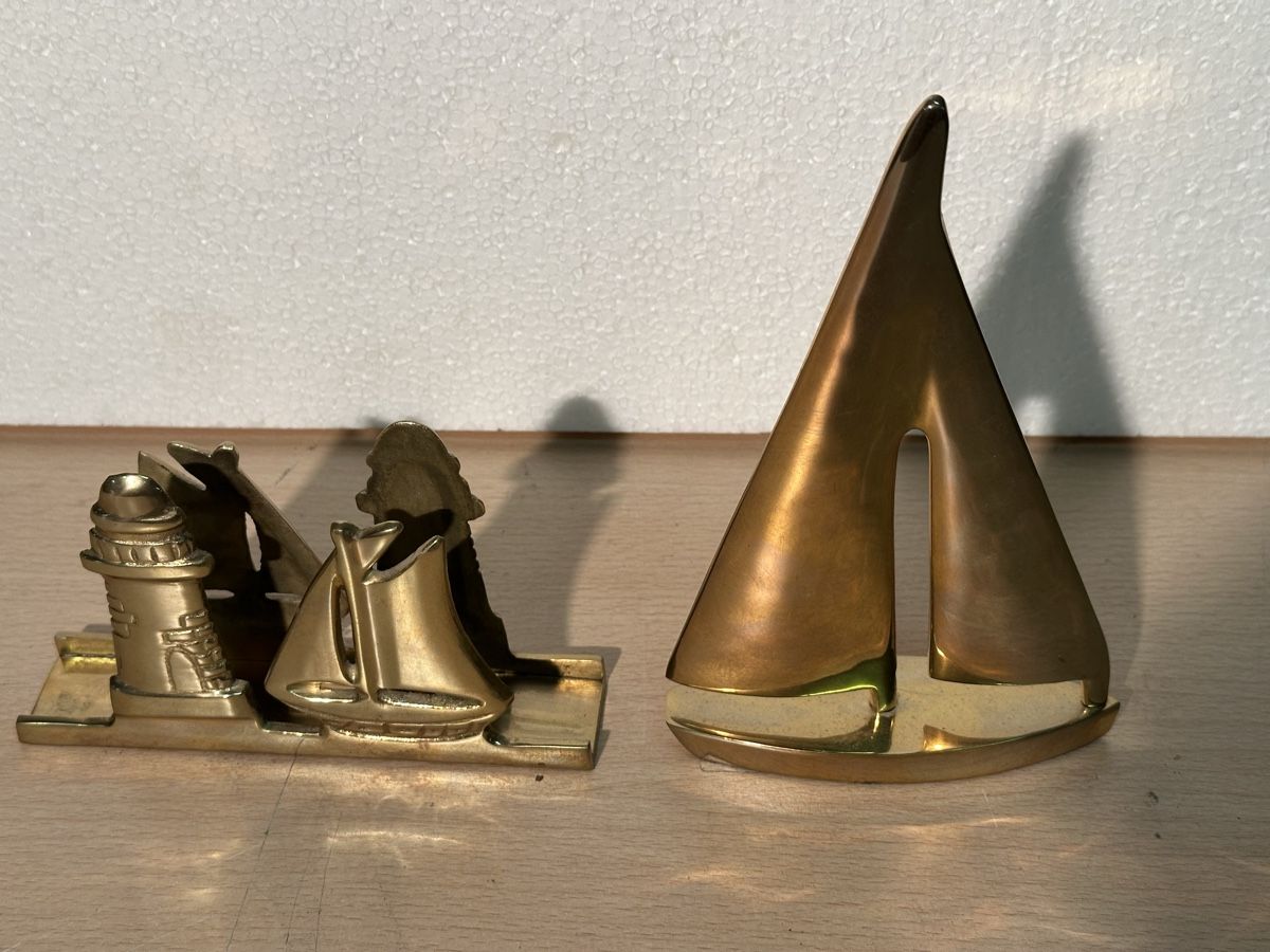 Tutte le decorazioni: Lot de 2 objets décoratifs en laiton – Usato da Lausanne venduto da artnouveau04 6