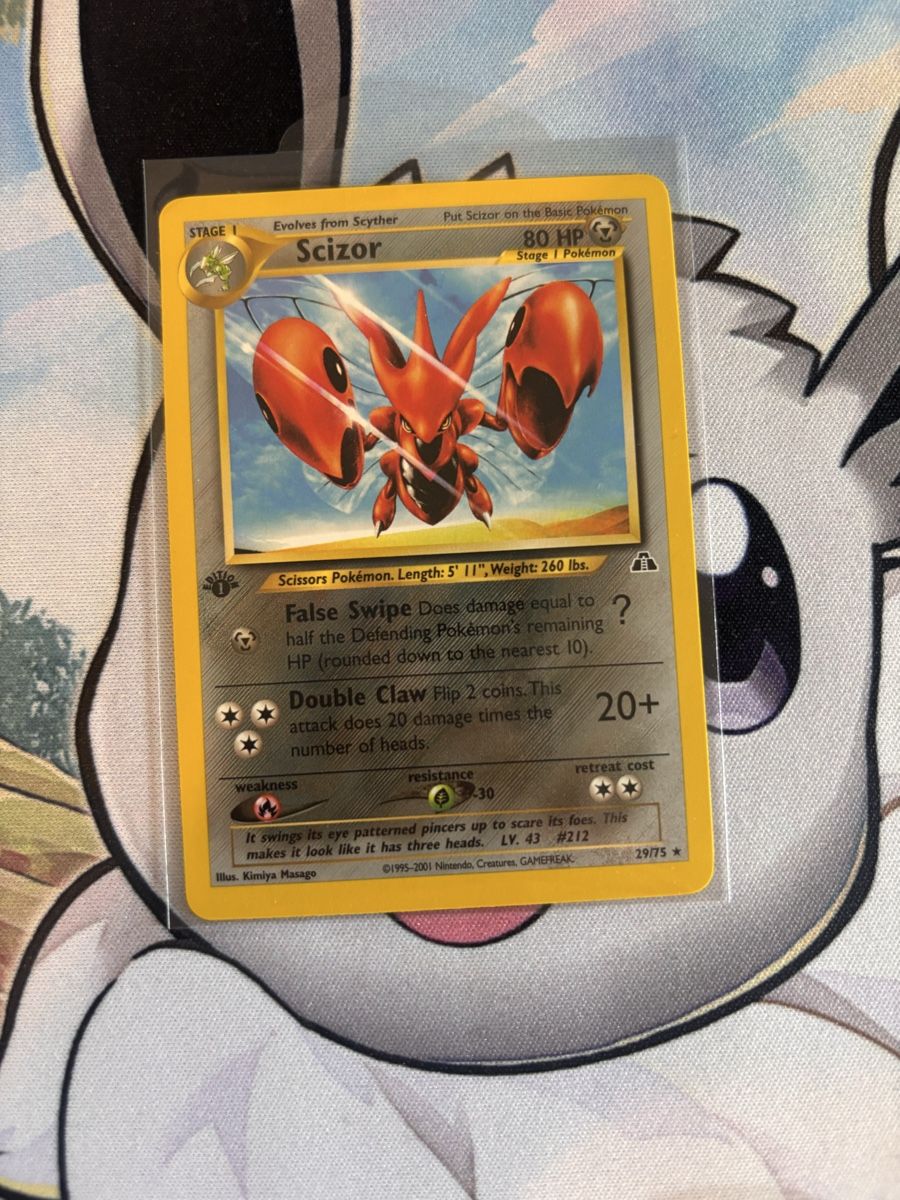 Pokémon Carte collezionabili: Scizor (NDI 29) First Edition – Usato da Regensdorf venduto da sam_qrg5