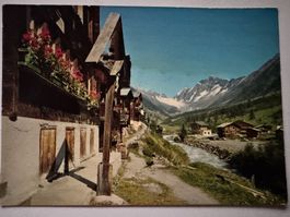 BLATTEN - Lötschental mit Lötschenlücke - Ansichtskarte
