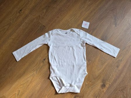 Langarmbody, Body weiss H&M Gr. 98