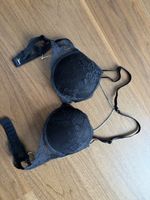 neu Spitzen-BH mit Strass-Ketten, Gr. 75c leichter pushup