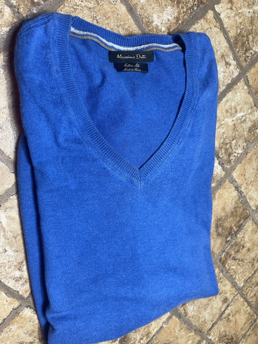 Massimo Dutti Maglioni & Felpe: Massimo Dutti maglione Uomo-tgL-70%cotone-30%seta – Usato da Gordevio venduto da LanaZimm