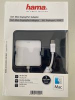 Hama 3in1 Mini DisplayPort Adapter DVI HDMI für MAC top!
